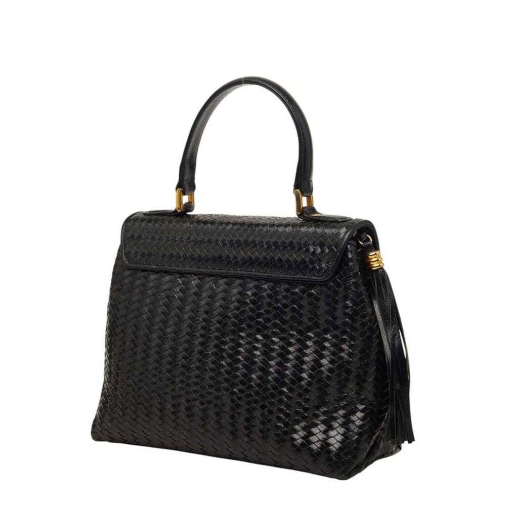 FENDI Black Leather Shoulder Bag - Picture 2 of 12